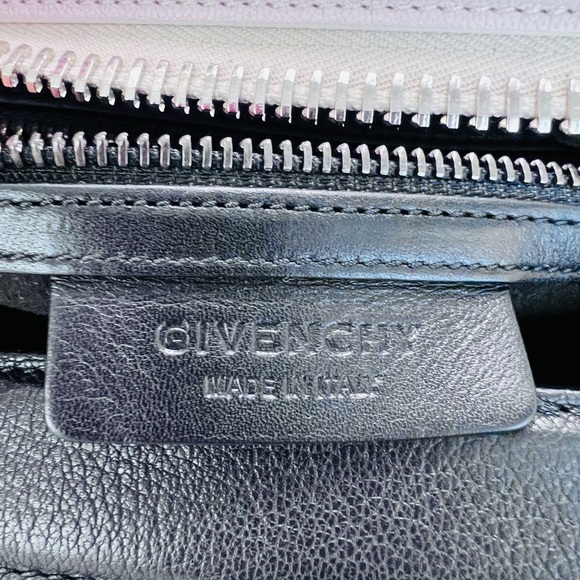 GIVENCHY Goatskin HDG  Top Handle Tote Black Beige - Picture 8 of 9